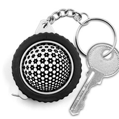 Sphere Spherical Circular Monochrome Circle Art Measuring Tape