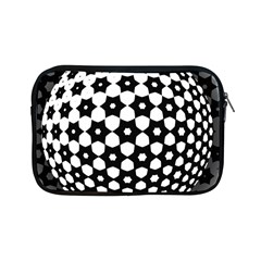 Sphere Spherical Circular Monochrome Circle Art Apple Ipad Mini Zipper Cases by Jancukart