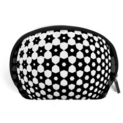 Sphere Spherical Circular Monochrome Circle Art Accessory Pouch (large)