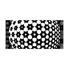 Sphere Spherical Circular Monochrome Circle Art Yoga Headband by Jancukart