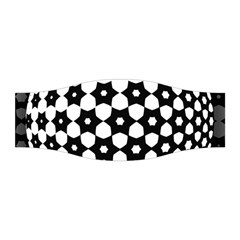 Sphere Spherical Circular Monochrome Circle Art Stretchable Headband by Jancukart