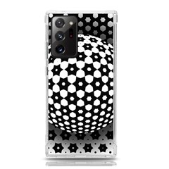 Sphere Spherical Circular Monochrome Circle Art Samsung Galaxy Note 20 Ultra Tpu Uv Case by Jancukart