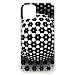 Sphere Spherical Circular Monochrome Circle Art Iphone 12/12 Pro Tpu Uv Print Case by Jancukart