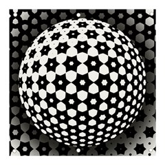 Sphere Spherical Circular Monochrome Circle Art Banner And Sign 3  X 3 