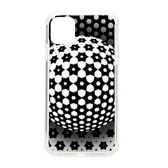 Sphere Spherical Circular Monochrome Circle Art Iphone 11 Tpu Uv Print Case