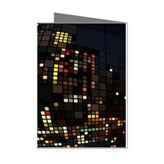 Abstract Visualization Graphic Background Textures Mini Greeting Cards (Pkg of 8)