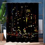 Abstract Visualization Graphic Background Textures Shower Curtain 60  x 72  (Medium)  60 x72  Curtain