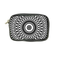 Circular Concentric Radial Symmetry Abstract Coin Purse by Jancukart