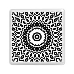 Circular Concentric Radial Symmetry Abstract Memory Card Reader (square)