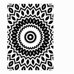 Circular Concentric Radial Symmetry Abstract Small Garden Flag (two Sides) by Jancukart