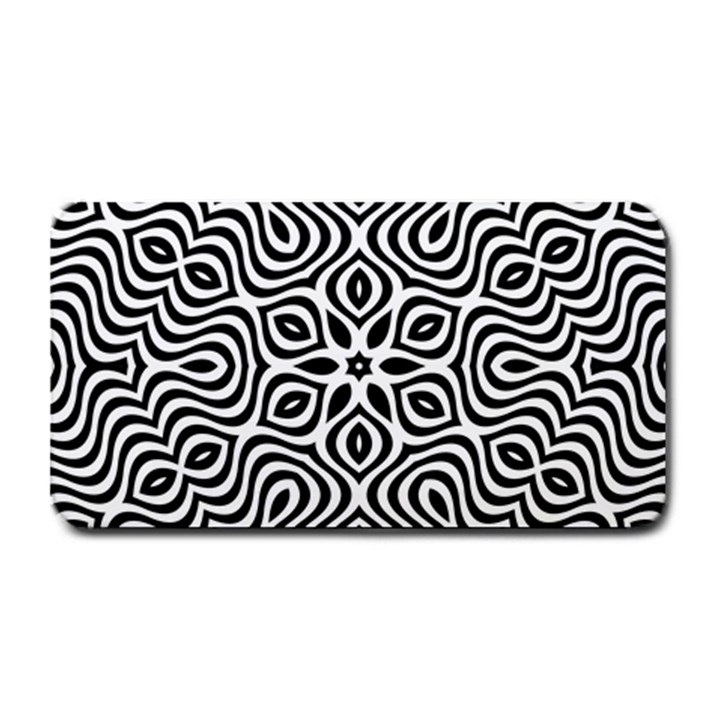 Pattern Wave Symmetry Monochrome Abstract Medium Bar Mat