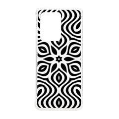 Pattern Wave Symmetry Monochrome Abstract Samsung Galaxy S20 Ultra 6 9 Inch Tpu Uv Case by Jancukart