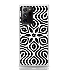 Pattern Wave Symmetry Monochrome Abstract Samsung Galaxy Note 20 Ultra Tpu Uv Case by Jancukart