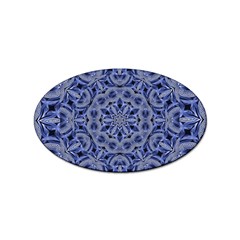 Mandala Pattern Rosette Kaleidoscope Abstract Sticker (oval) by Jancukart