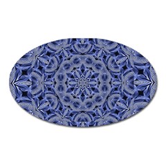 Mandala Pattern Rosette Kaleidoscope Abstract Oval Magnet