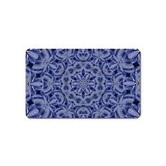 Mandala Pattern Rosette Kaleidoscope Abstract Magnet (name Card)