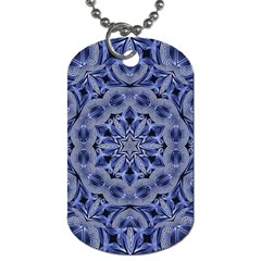 Mandala Pattern Rosette Kaleidoscope Abstract Dog Tag (one Side)