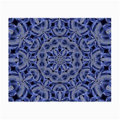 Mandala Pattern Rosette Kaleidoscope Abstract Small Glasses Cloth