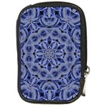 Mandala Pattern Rosette Kaleidoscope Abstract Compact Camera Leather Case Front