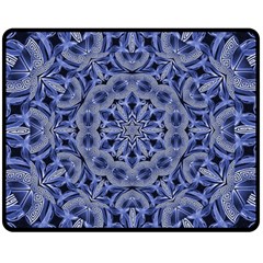 Mandala Pattern Rosette Kaleidoscope Abstract Fleece Blanket (medium)