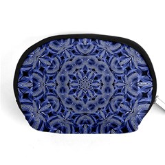 Mandala Pattern Rosette Kaleidoscope Abstract Accessory Pouch (medium) by Jancukart