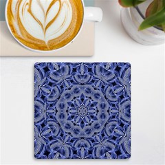 Mandala Pattern Rosette Kaleidoscope Abstract Uv Print Square Tile Coaster 