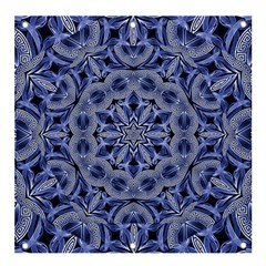 Mandala Pattern Rosette Kaleidoscope Abstract Banner And Sign 4  X 4  by Jancukart