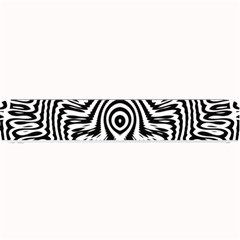 Monochrome Symmetry Abstract Small Bar Mat