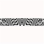 Monochrome Symmetry Abstract Small Bar Mat 24 x4  Bar Mat