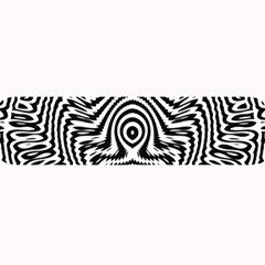 Monochrome Symmetry Abstract Large Bar Mat