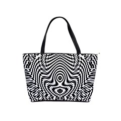 Monochrome Symmetry Abstract Classic Shoulder Handbag