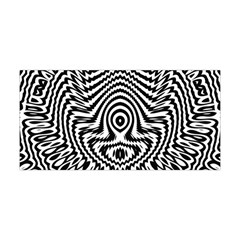 Monochrome Symmetry Abstract Yoga Headband