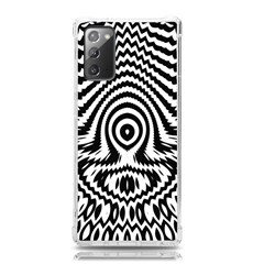 Monochrome Symmetry Abstract Samsung Galaxy Note 20 Tpu Uv Case by Jancukart