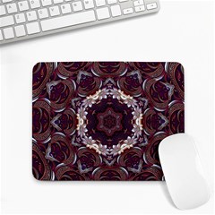 Rosette Kaleidoscope Mosaic Abstract Background Small Mousepad by Jancukart