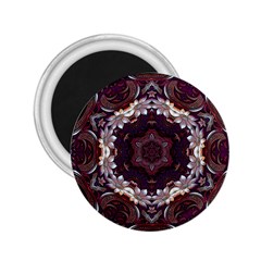 Rosette Kaleidoscope Mosaic Abstract Background 2 25  Magnets