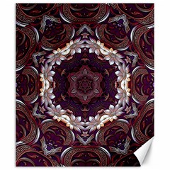 Rosette Kaleidoscope Mosaic Abstract Background Canvas 20  X 24  by Jancukart