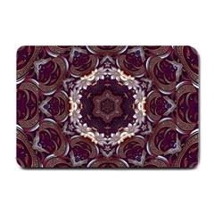 Rosette Kaleidoscope Mosaic Abstract Background Small Doormat