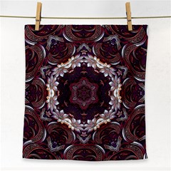 Rosette Kaleidoscope Mosaic Abstract Background Face Towel