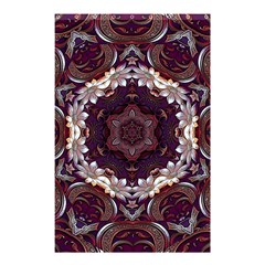 Rosette Kaleidoscope Mosaic Abstract Background Shower Curtain 48  X 72  (small)  by Jancukart