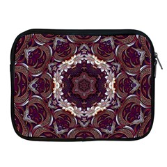 Rosette Kaleidoscope Mosaic Abstract Background Apple Ipad 2/3/4 Zipper Cases by Jancukart