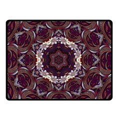 Rosette Kaleidoscope Mosaic Abstract Background Fleece Blanket (small)