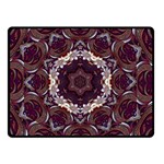 Rosette Kaleidoscope Mosaic Abstract Background Fleece Blanket (Small) 45 x34  Blanket Back