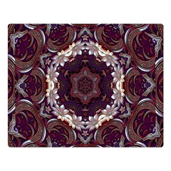 Rosette Kaleidoscope Mosaic Abstract Background Premium Plush Fleece Blanket (large) by Jancukart