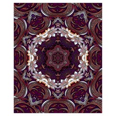 Rosette Kaleidoscope Mosaic Abstract Background Drawstring Bag (small)