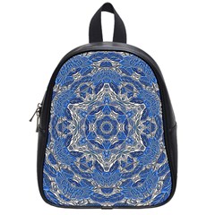 Mandala Rosette Kaleidoscope Abstract Background School Bag (small)