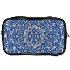 Mandala Rosette Kaleidoscope Abstract Background Toiletries Bag (two Sides)