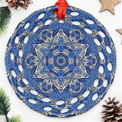 Mandala Rosette Kaleidoscope Abstract Background Ornament (round Filigree)