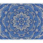 Mandala Rosette Kaleidoscope Abstract Background Deluxe Canvas 14  x 11  (Stretched) 14  x 11  x 1.5  Stretched Canvas