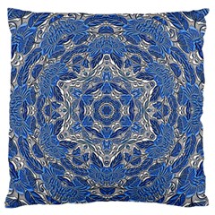 Mandala Rosette Kaleidoscope Abstract Background Standard Premium Plush Fleece Cushion Case (one Side)