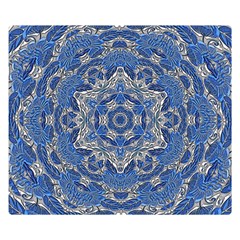 Mandala Rosette Kaleidoscope Abstract Background Premium Plush Fleece Blanket (small)